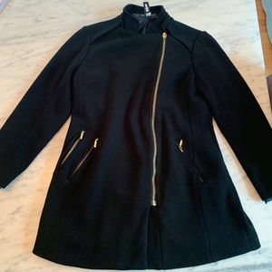 INC International Concepts black coat